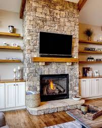 112 Stone Fireplaces That Make Your