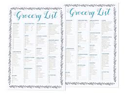 Buy Set Of 2 50 Sheet Grocery Lists Notepads Shopping List