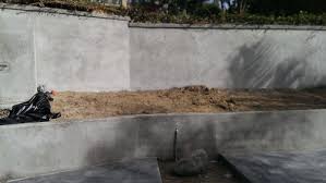 Paint The Back And Retaining Walls