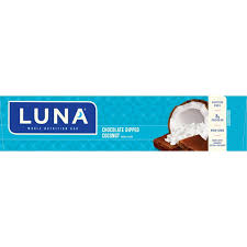 luna chocolate dipped coconut gluten