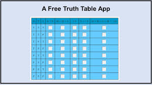 a really great free truth table app