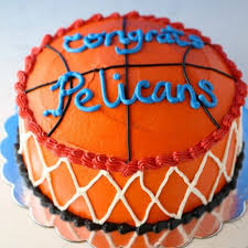 wacky chocolate basketball theme cake