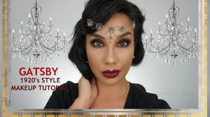 1920 s gatsby glam makeup tutorial