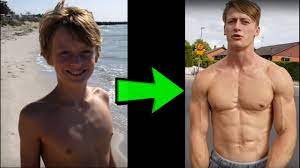 Henrik Palm - Natural body transformation/2 year gym PROGRESSION! - YouTube