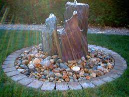 Monolith Water Feature And Pebble Pool
