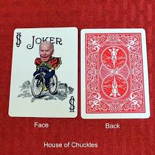 Joker Biden Riding Bike - Red - Custom Printed Bicycle Gaff Playing Card |  eBay