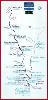 baltimore maryland metro map