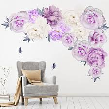 Enjoy free shipping & browse our great selection of baby & kids décor, kids rugs, mobiles and more! Peony Rose Flowers Wall Sticker Art Nursery Decals Kids Room Home Decor Pvc Wall Sticker Purple Peony Home Decor Wish