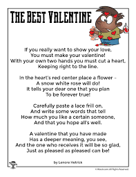 the best valentine children s poem