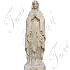 Blessed Marble Virgin Lourdes Catholic