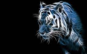 White tiger graphics 3D wallpaper ...