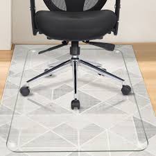 1 2 pcs red gl office chair mat