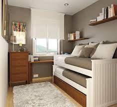 This eclectic home uses the murphy bed to make use of the forgotten corner next to the by cupid21479. Gray Themes Decoration For Small Bedroom Design Very Small Bedroom Minimalist Bedroom Small Minimalist Bedroom Design
