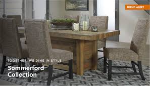The formal dining room, on the other hand, features a table (often a large one) and chairs that are especially for family rituals, formal meal service, and holidays. Kitchen Dining Room Furniture Ashley Furniture Homestore