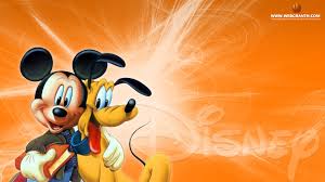 disney mickey mouse and pluto wallpaper