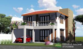 Two Story House Plan And 3d Design