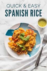 quick easy vegan spanish rice with