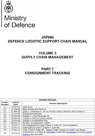 Jsp886 Defence Logistic Support Chain Manual Volume 3 Supply