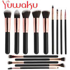 14pcs kabuki make up brushes set makeup