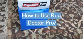 how to use rug doctor pro cleanerprofy
