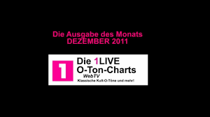 1live O Ton Charts Ausgabe Des Monats Dezember 2011