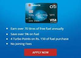 free indianoil citi card apply now