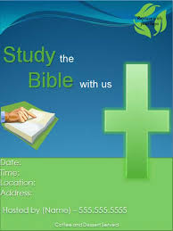 Download Free Bible Study Flyer Templates