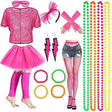 80s clothing costume accessories