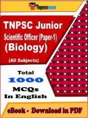 tnpsc junior scientific officer paper 1