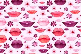 cute lips wallpaper vectors
