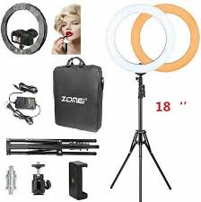 Zomei 18 Inch Outer Dimmable Smd Led Ring Light Lighting Kit With Light Stand Us Ebay