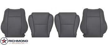 Complete Leather Seat Covers Dk Gray