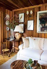 Wood Paneling Living Room