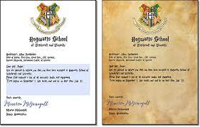 diy hogwarts letter with envelope and