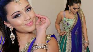 bright diwali indian makeup tutorial