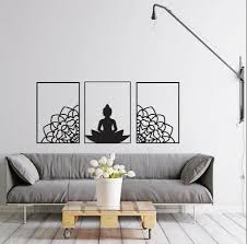 Decor Lotus Buddha Metal Wall Art