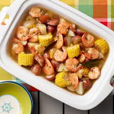 slow cooker shrimp boil recipe food