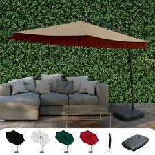 Large Garden Cantilever Parasol With