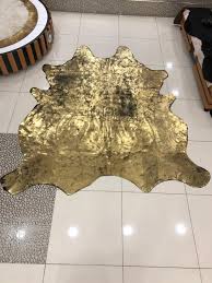 natural leather cowhide skin rug with