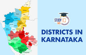 list of districts in karnataka map