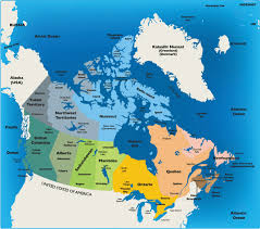 map of canada provinces and