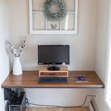 There is a great nook in the room that just cried out for a built in, floating desk. Floating Desk And Monitor Stand Combo By Dust Spark Seen At Private Residence Lafayette Wescover
