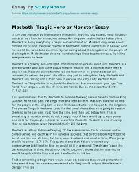 To what extent can Macbeth be considered a tragic hero?