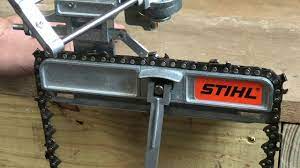 Stihl FG2 chainsaw sharpener - YouTube