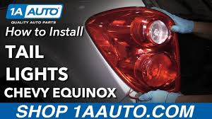How To Replace Tail Lights 2010 15 Chevy Equinox