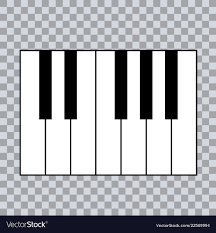 Piano Chords Or Piano Key Notes Chart On White