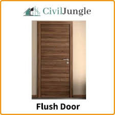 flush door vs wooden doors