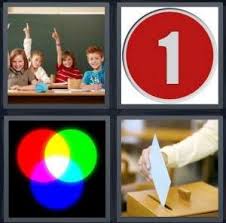 4 Pics 1 Word Answer For Class 1 Colors Ballot Heavy Com