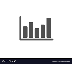 Column Chart Simple Icon Financial Graph