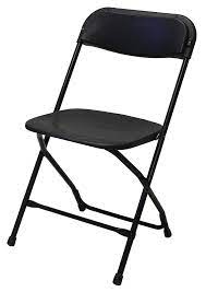 plastic folding chairs black or white